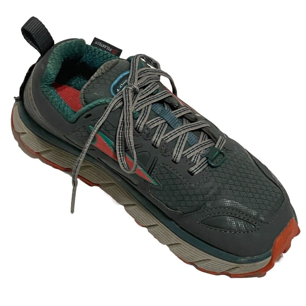 SOLD ALTRA Lone Peak 3 Gray 6 Waterproof Polartec Running Zero Drop Shoe Sneaker - Picture 6 of 17